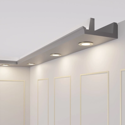 Lichtleisten LED für indirekte Beleuchtung - 20 Meter OL-46 Grau